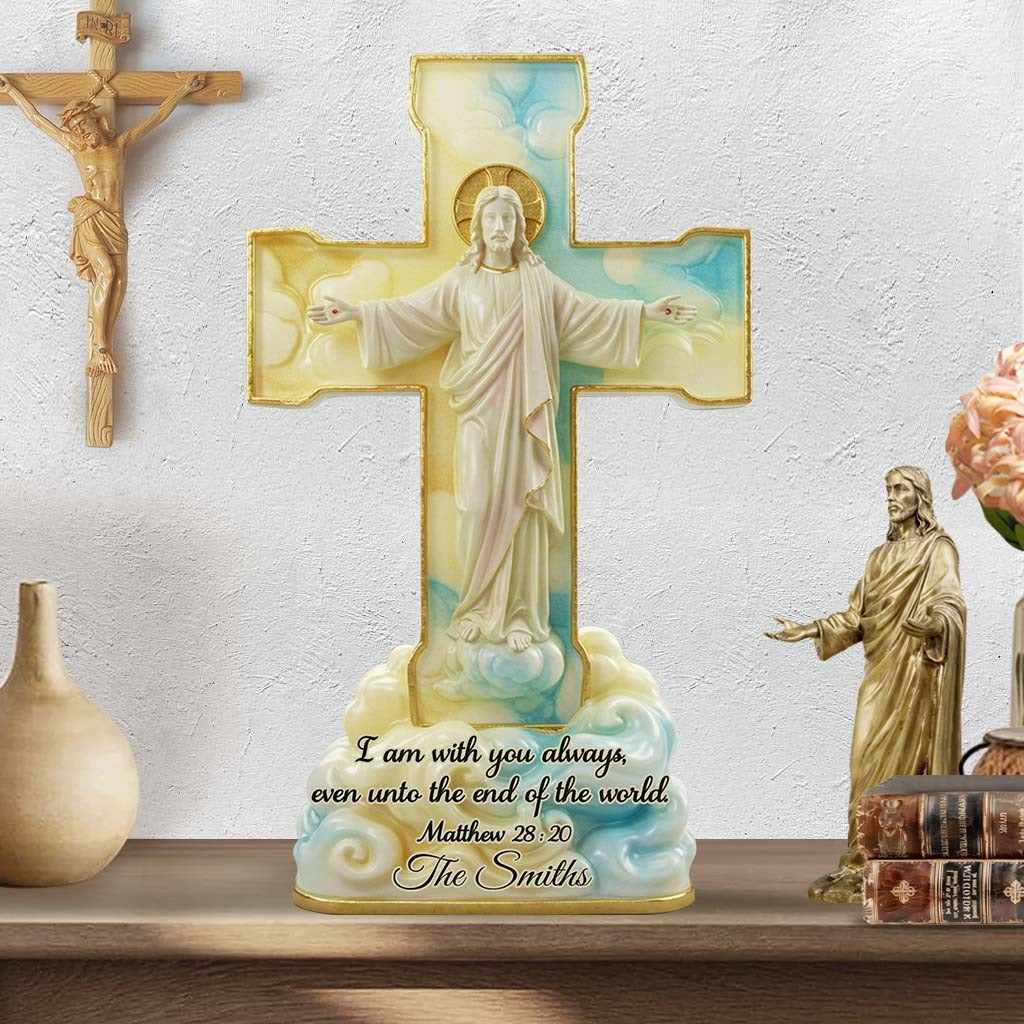 I Am With You Always - Personalized Custom Shaped Acrylic Plaque