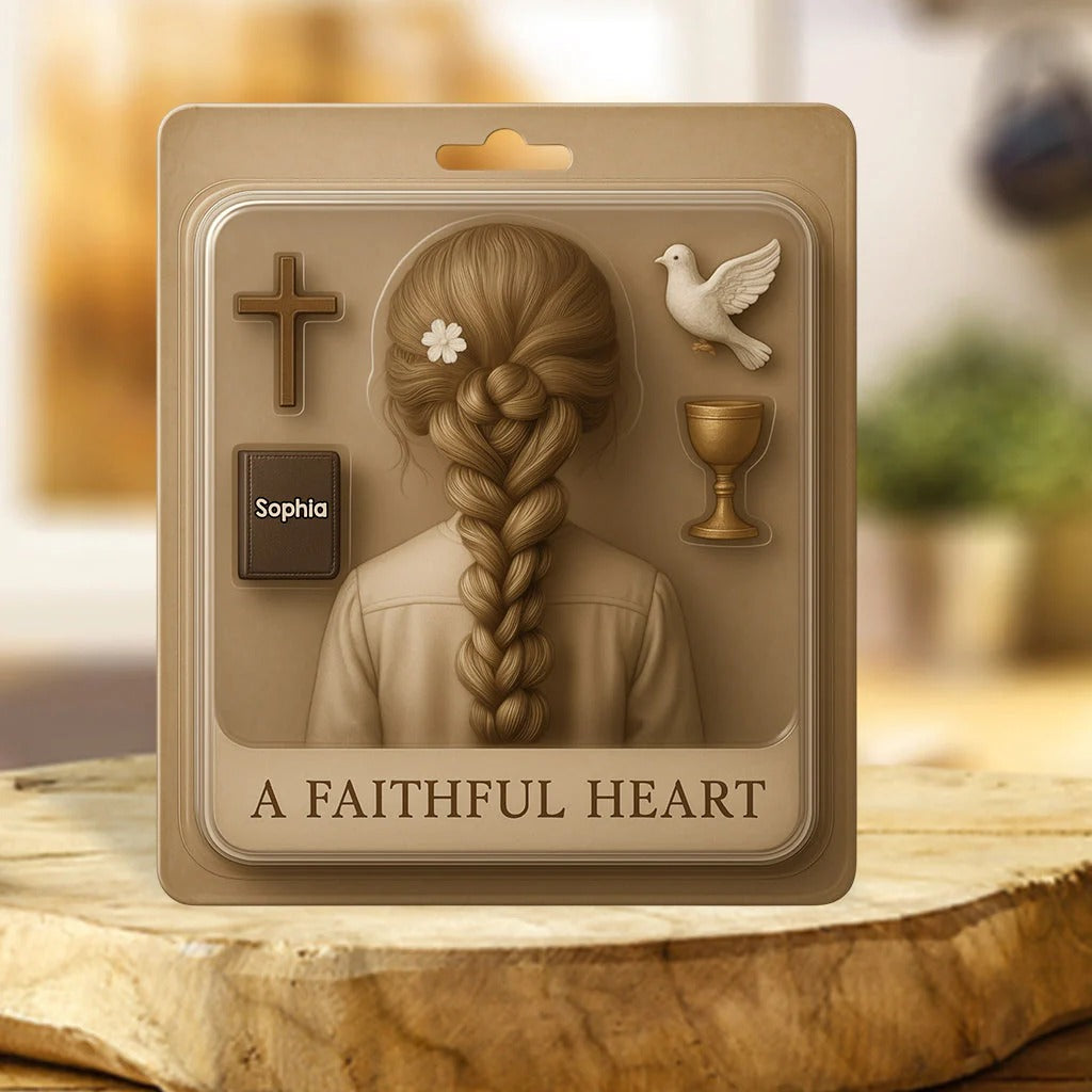 A Faithful Heart - Personalized Custom Shaped Acrylic Plaque