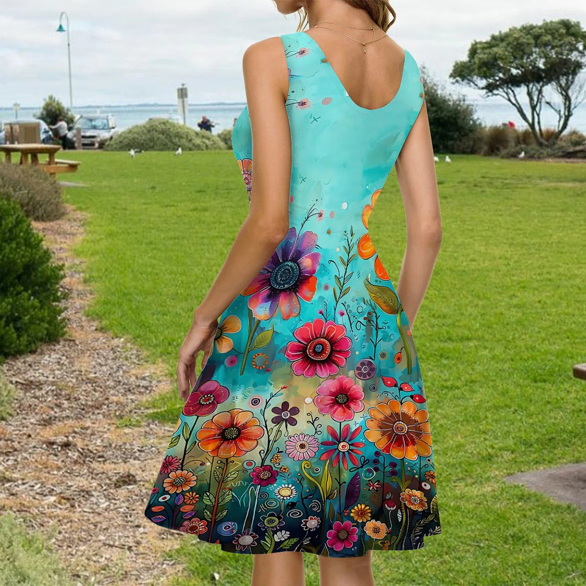 Gardening Is My Therapy - Personalized Sleeveless Dress