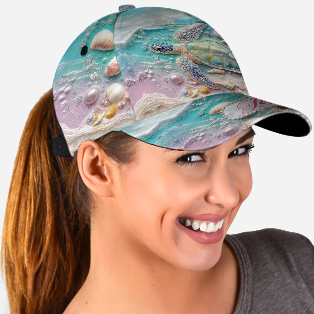 Love Turtles, Personalized Turtle Classic Cap