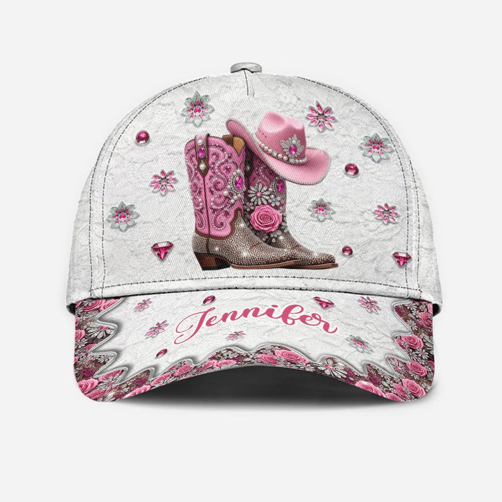 Cowgirl Boots - Personalized Classic Cap