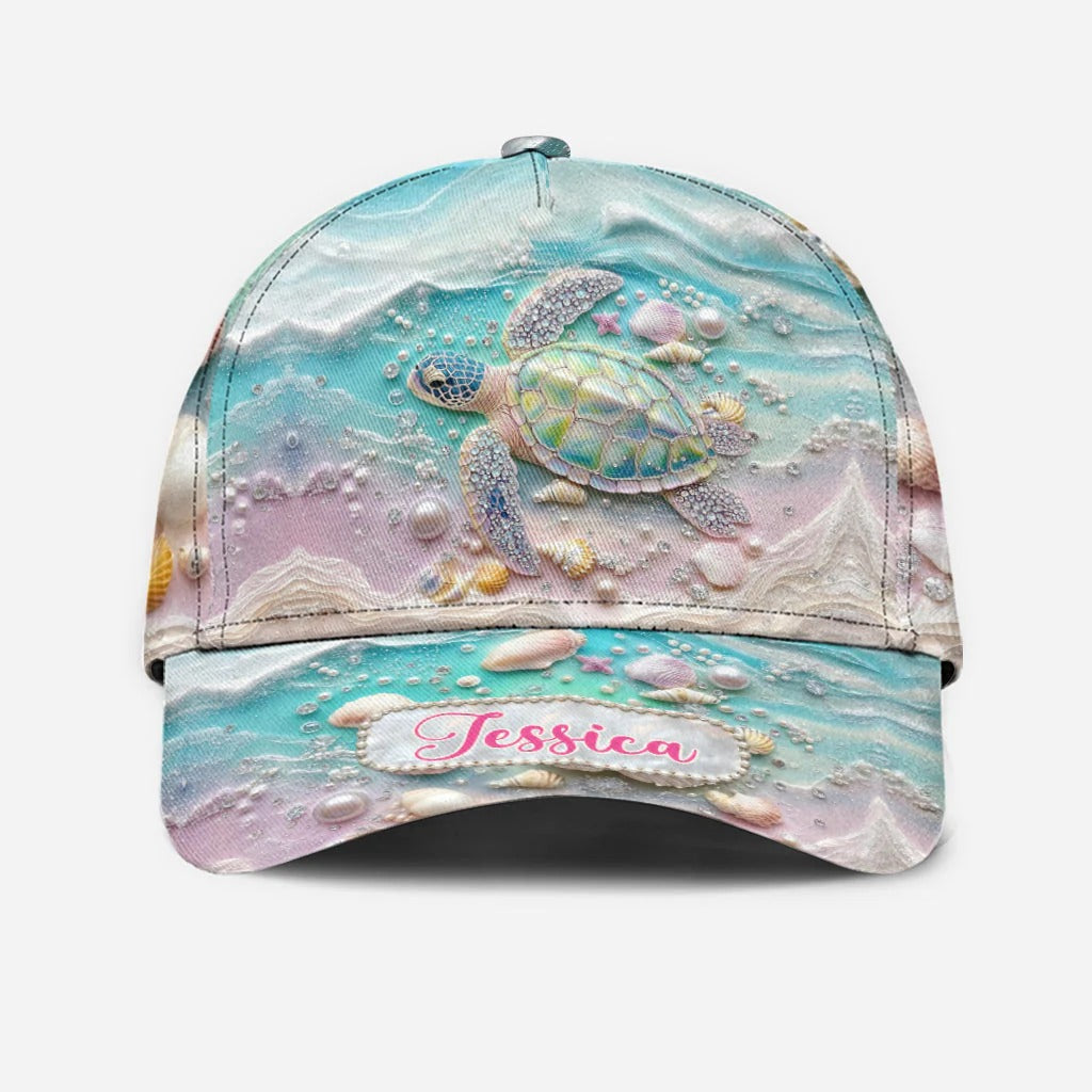 Love Turtles, Personalized Turtle Classic Cap
