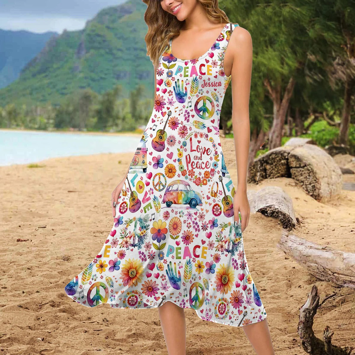 Hippie Soul - Personalized Sleeveless Dress