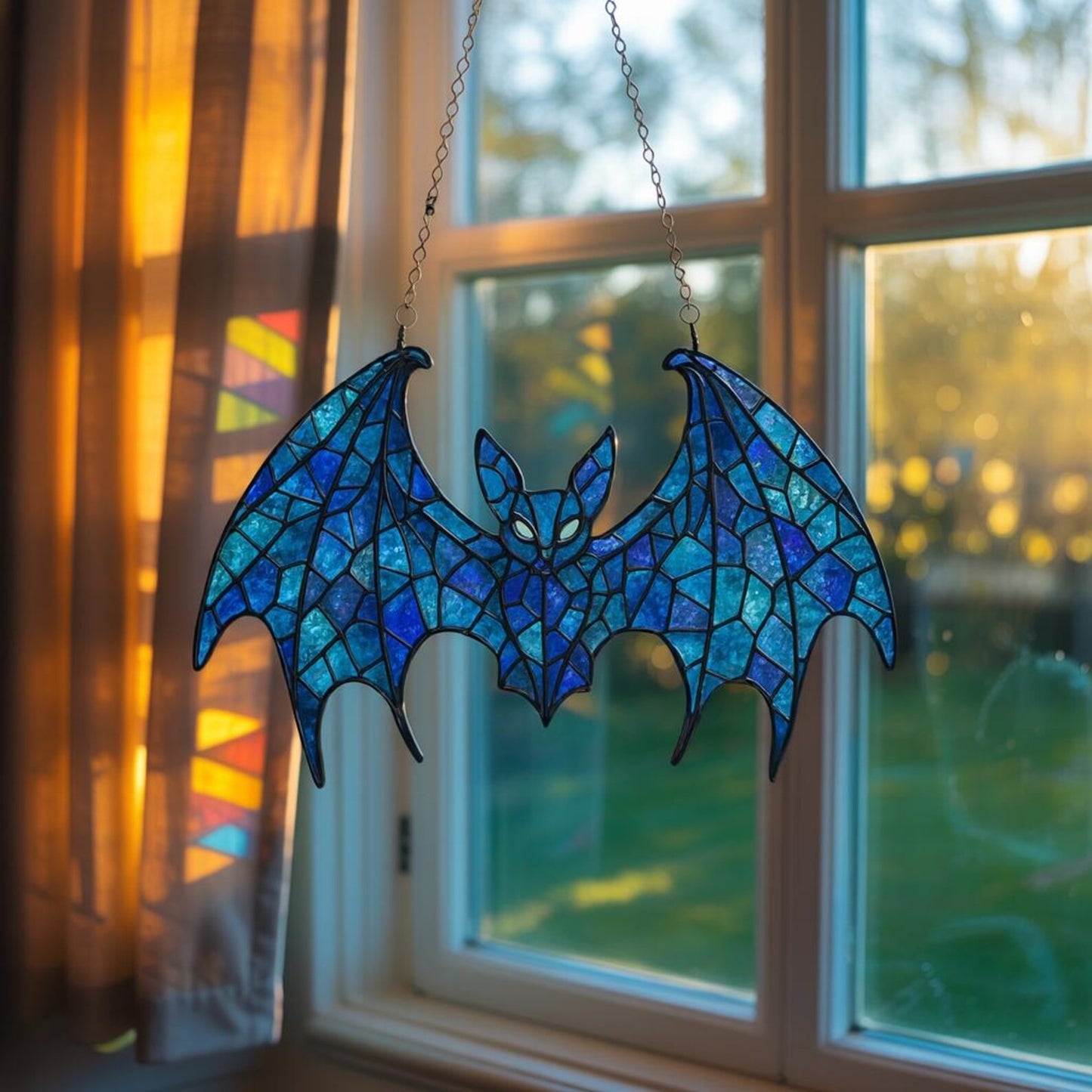 Spooky Bat Acrylic Window Suncatcher