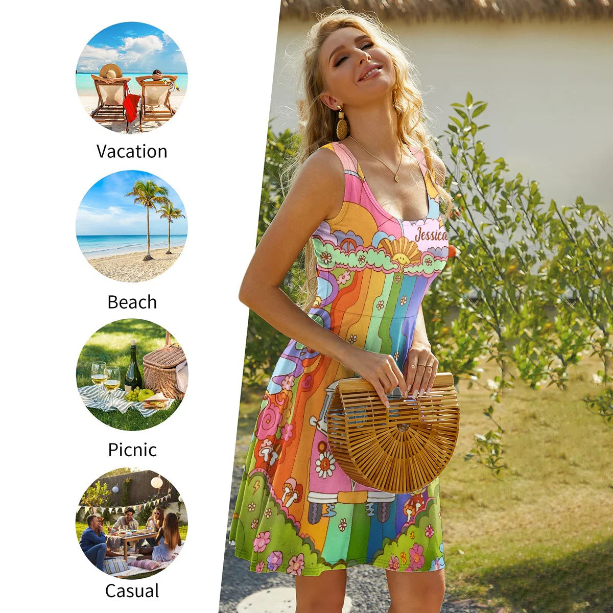 Hippie Soul - Personalized Sleeveless Dress