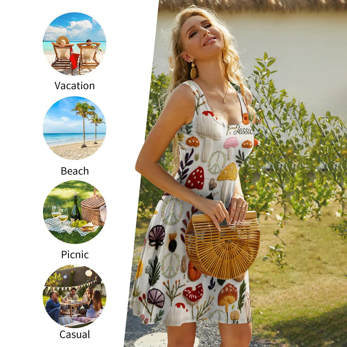 Hippie Soul - Personalized Sleeveless Dress