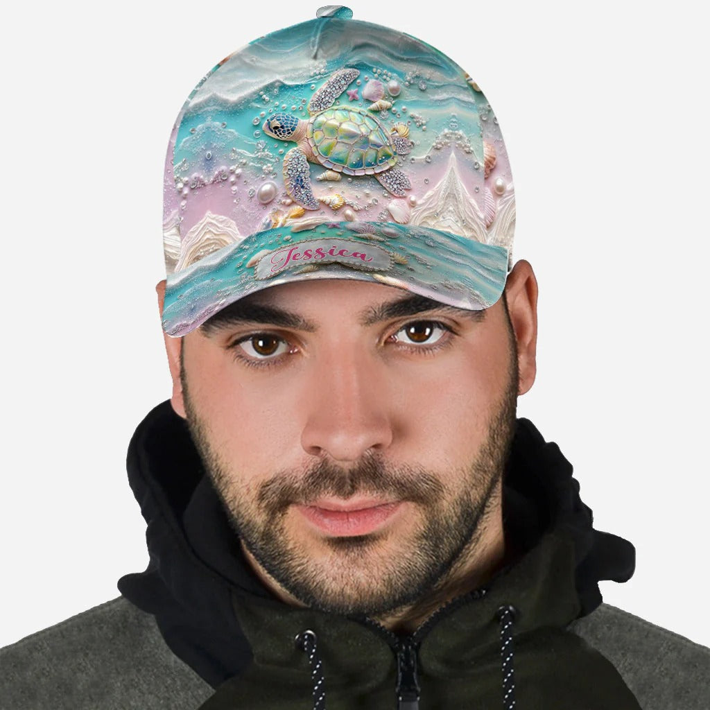 Love Turtles, Personalized Turtle Classic Cap