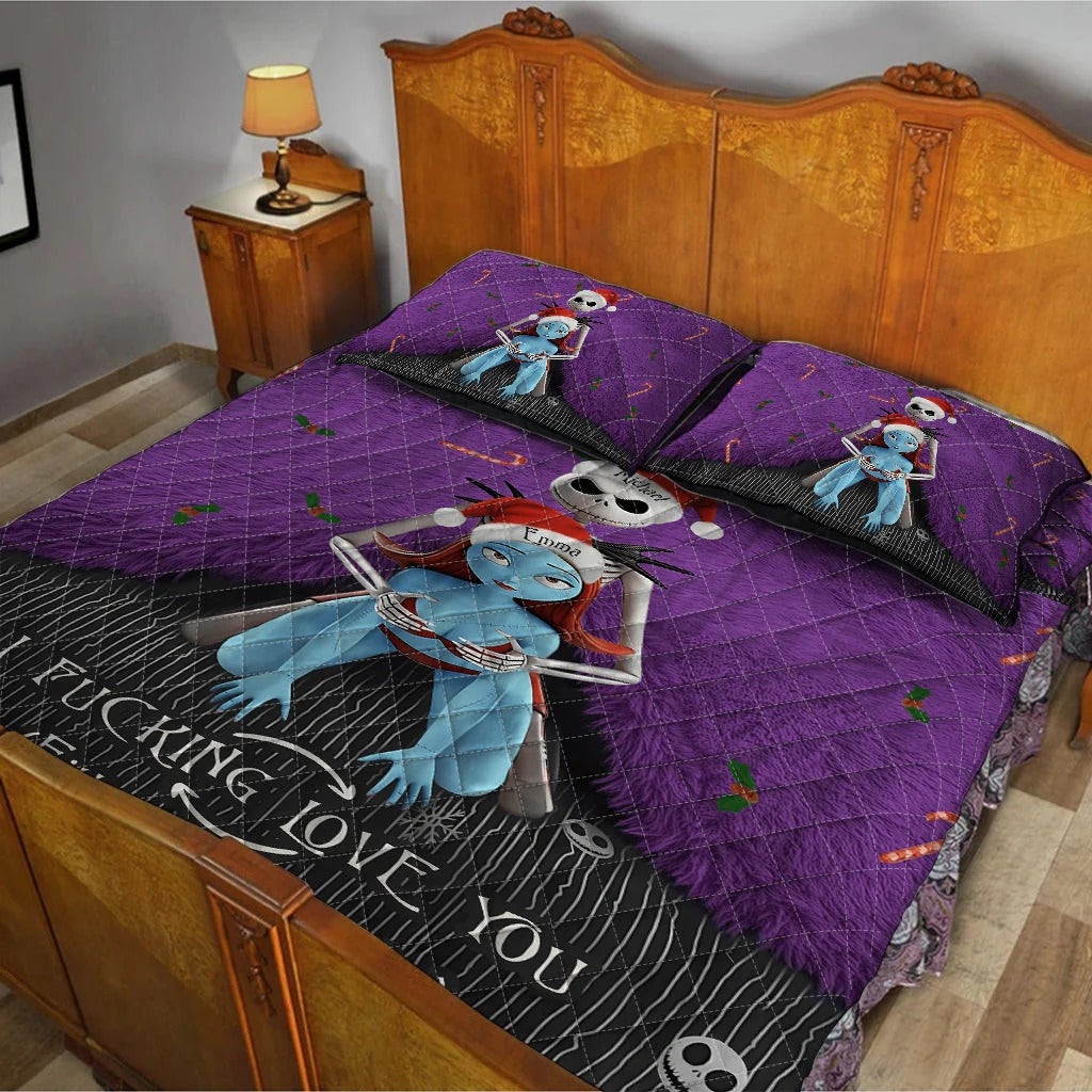 I Love You - Personalized Couple Bedding Set