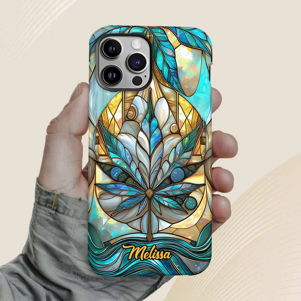 Stunning Leaf, Personalized Weed Phone Case