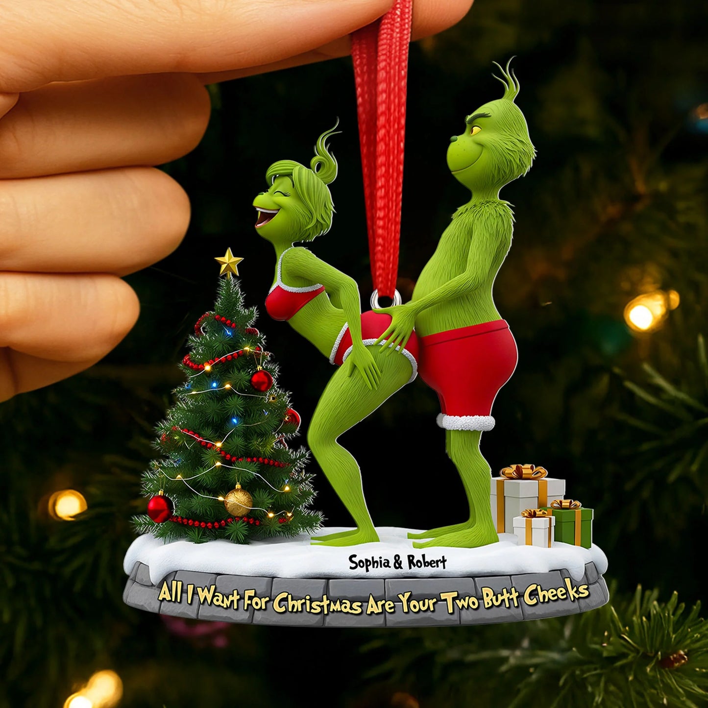 Couple Ornament Christmas - Personalized Christmas Gifts