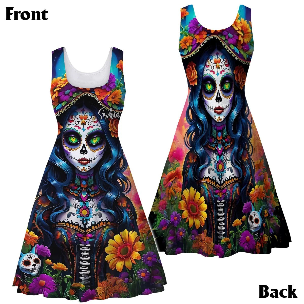 Till Death Do Us Part - Personalized Sleeveless Dress