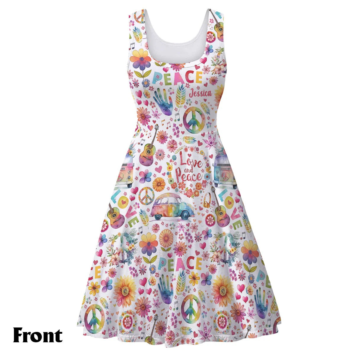 Hippie Soul - Personalized Sleeveless Dress