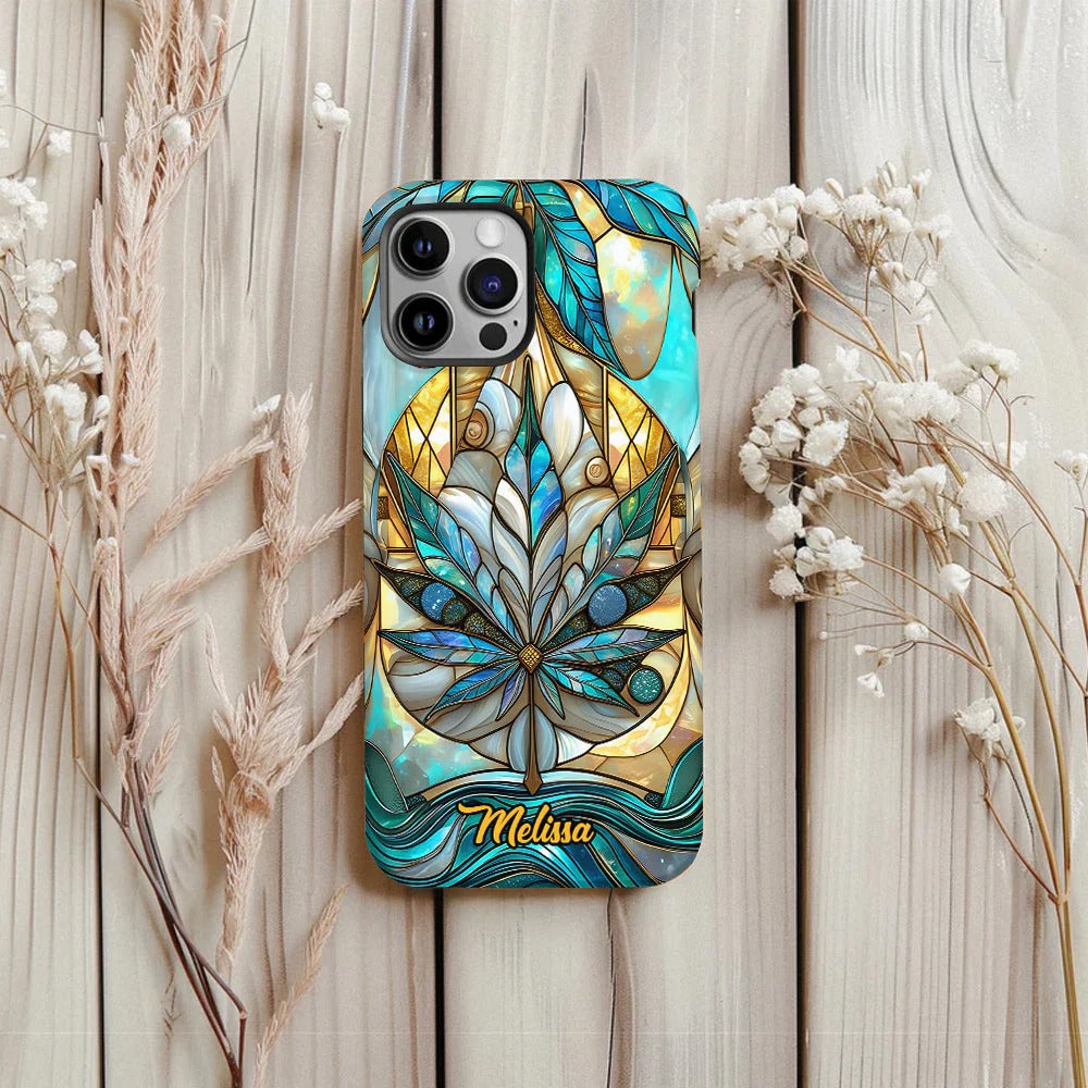 Stunning Leaf, Personalized Weed Phone Case