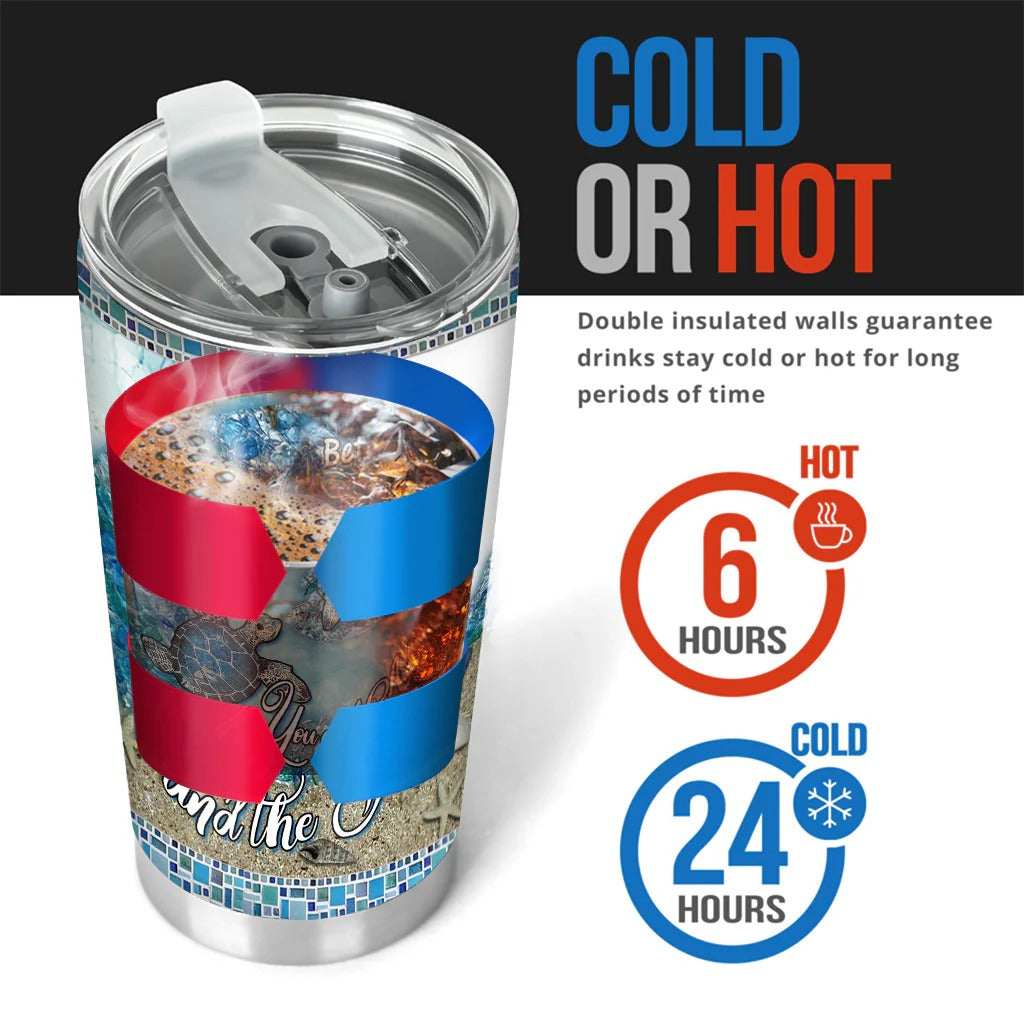 Turtle Sea Glass - Personalized Turtle Tumbler