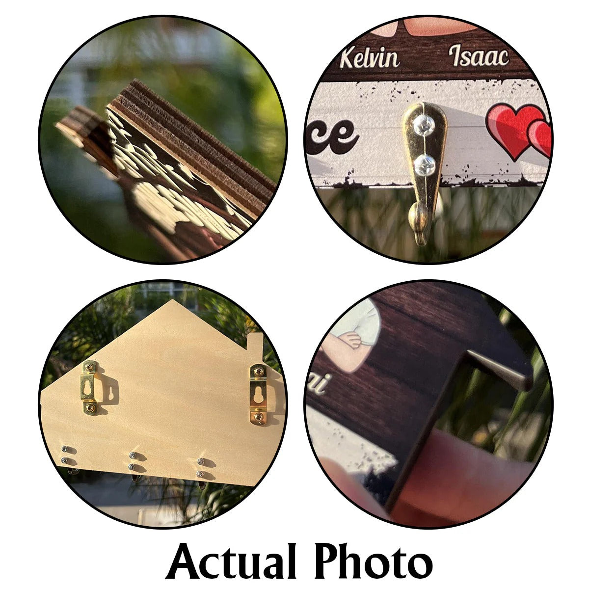 Welcome Home - Personalized Cow Custom Shaped Key Rack