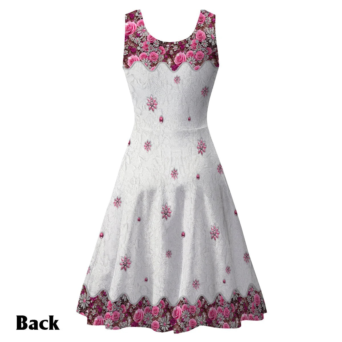 Be a Flamingo In a Flock of Pigeons - Personalized Sleeveless Dress