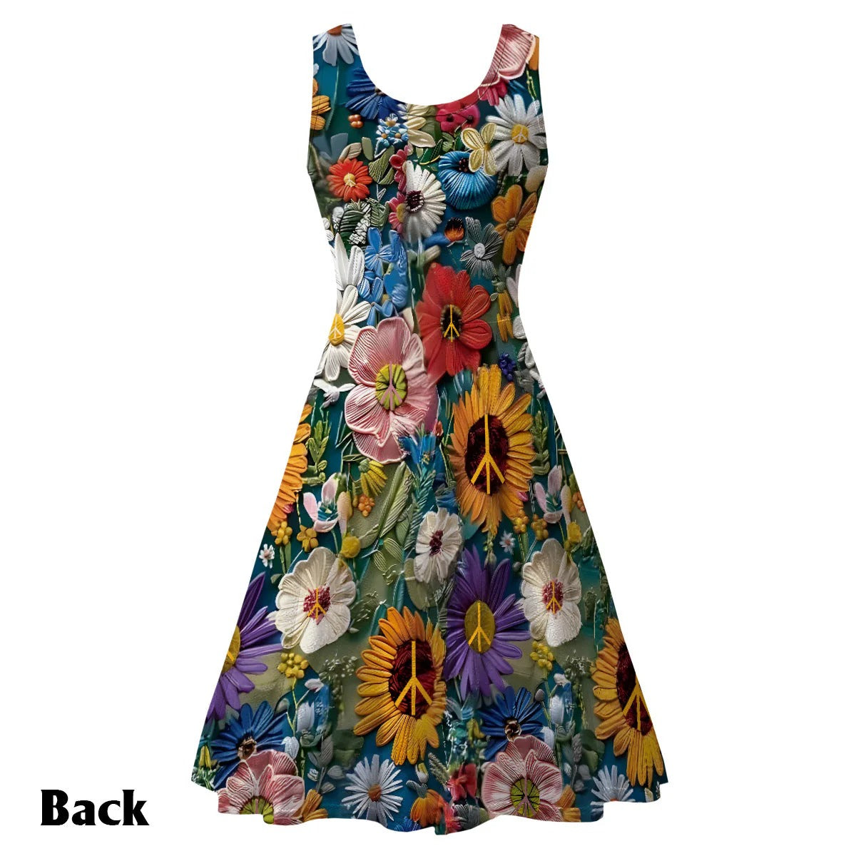 You Belong Among The Wildflowers - Personalized Sleeveless Dress