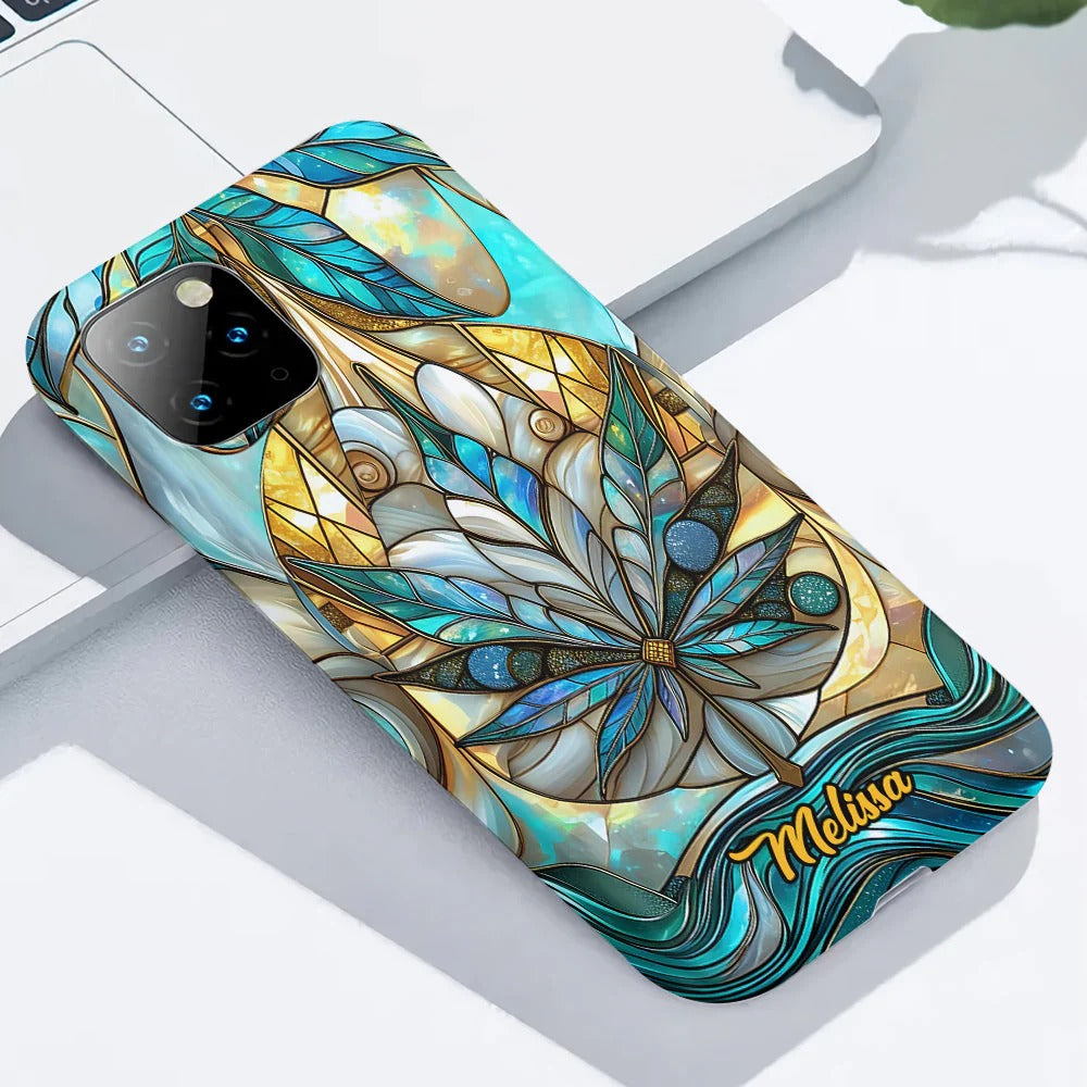 Stunning Leaf, Personalized Weed Phone Case