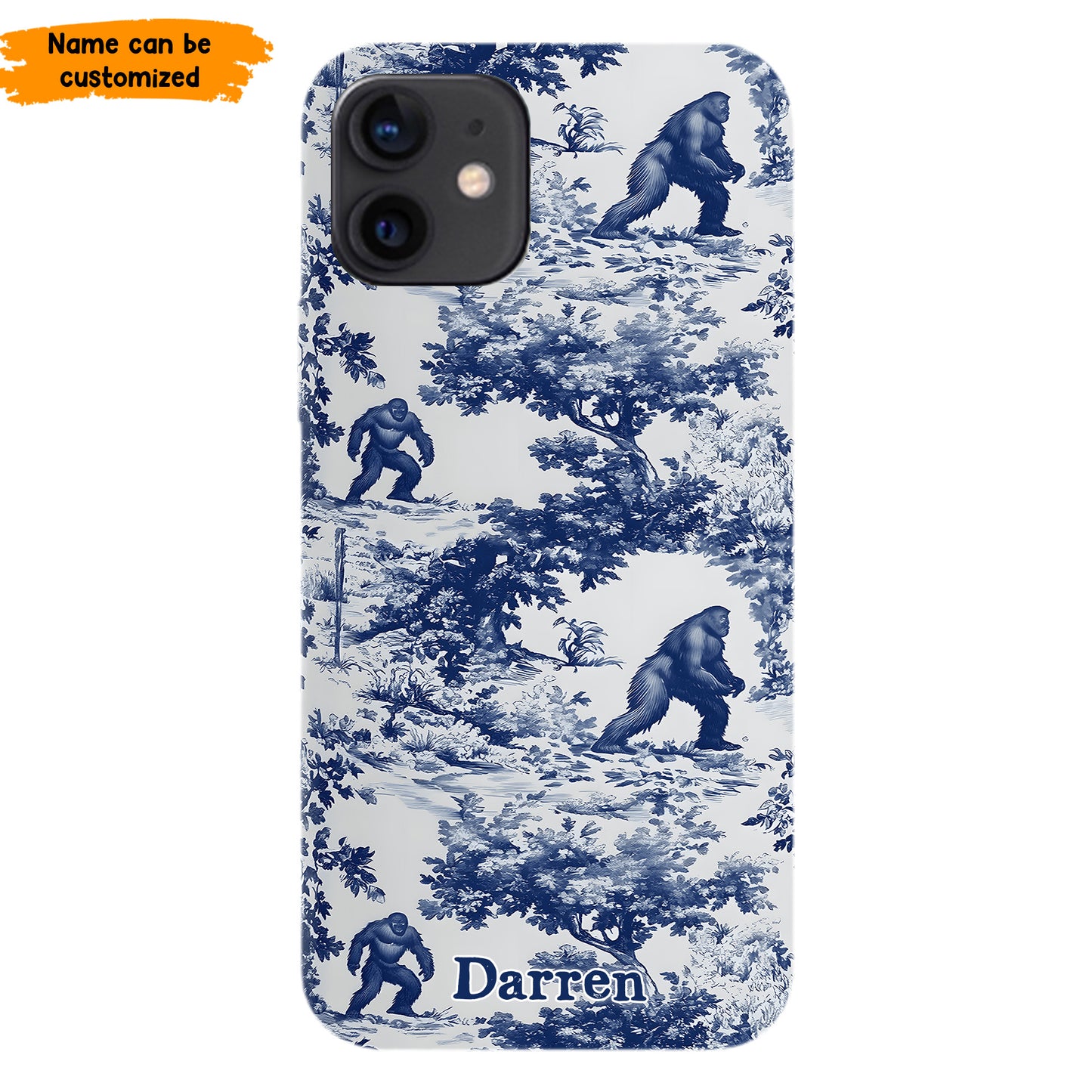 Toile Of The Wild - Personalized Bigfoot Phone Case