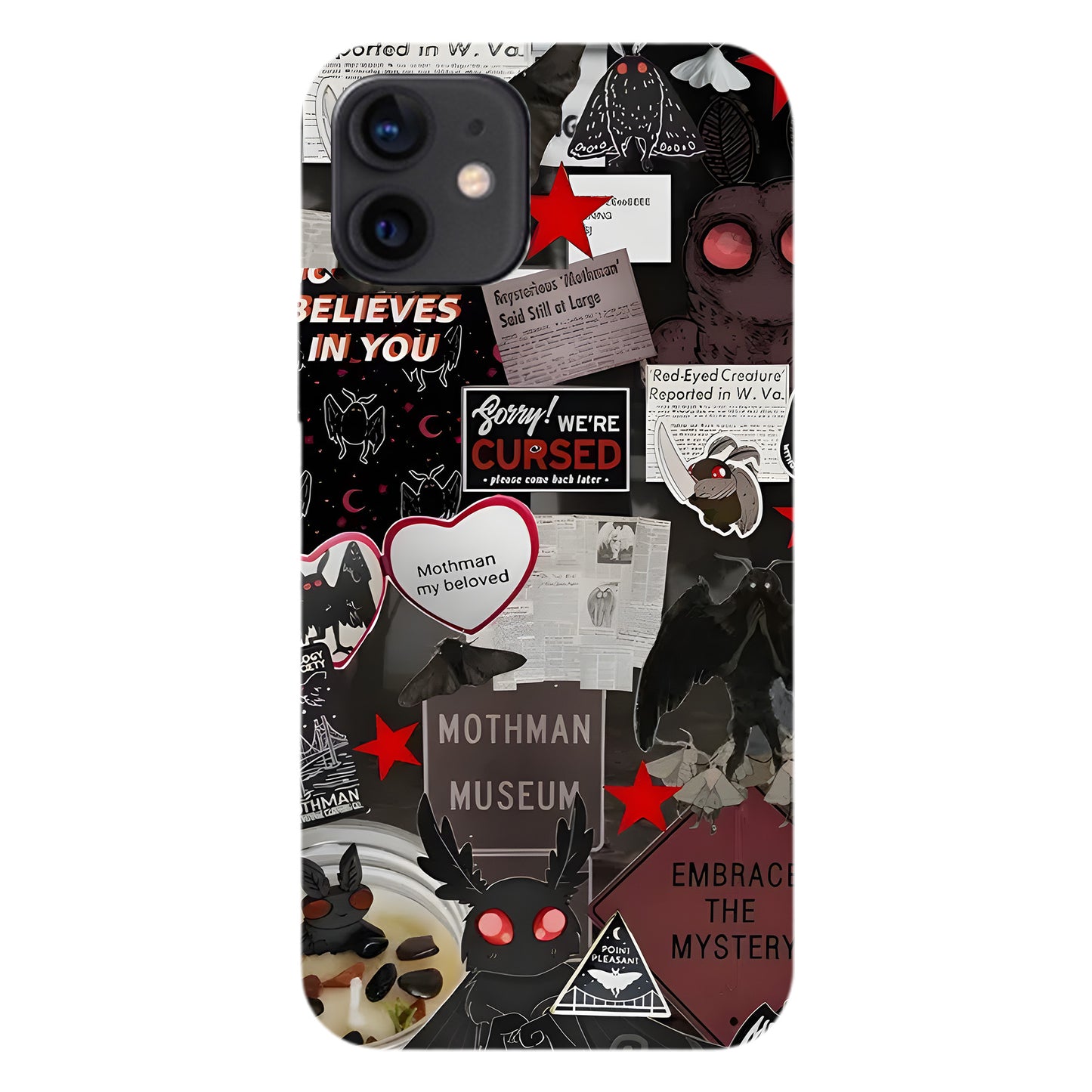 Mothman Museum Collage Phone Case