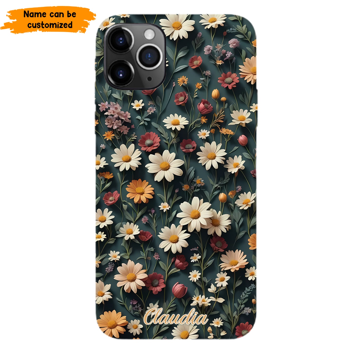 Beautiful Wildflower - Personalized Flower Phone Case