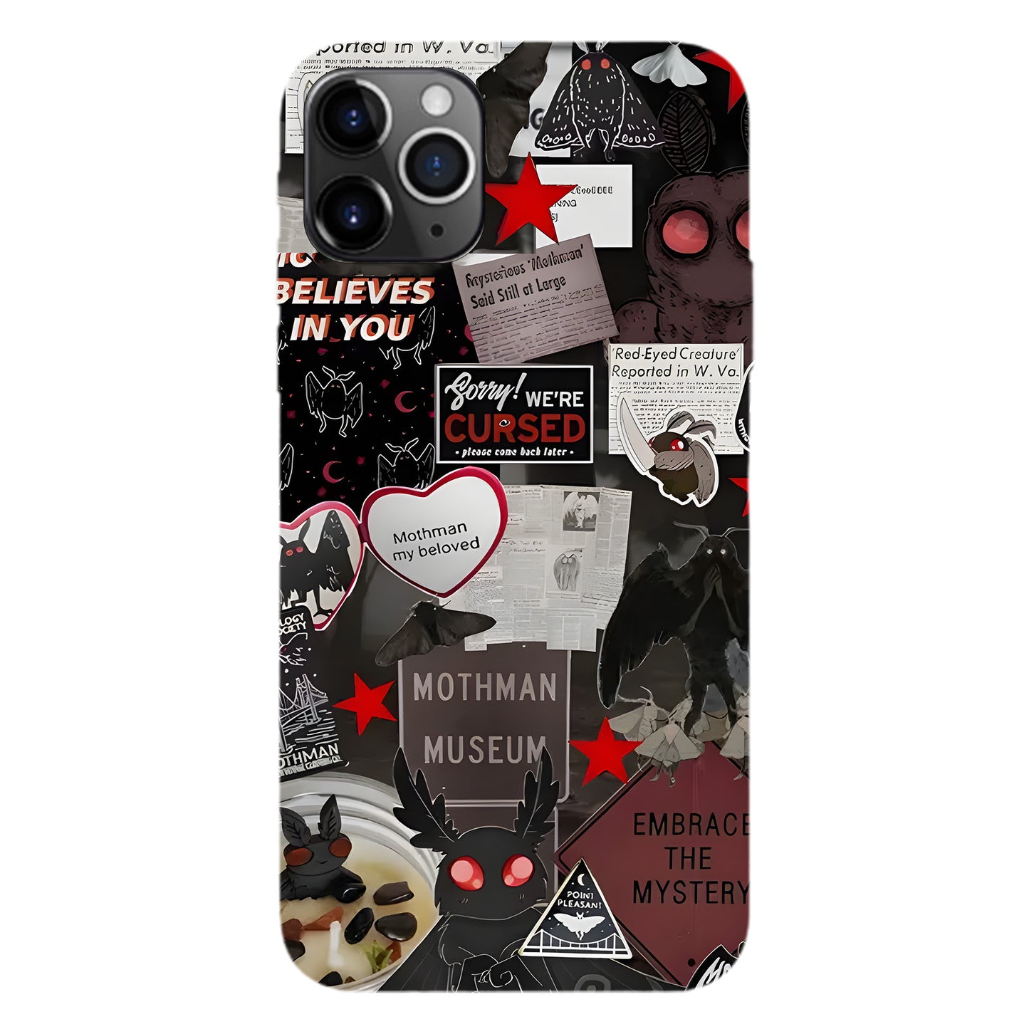 Mothman Museum Collage Phone Case