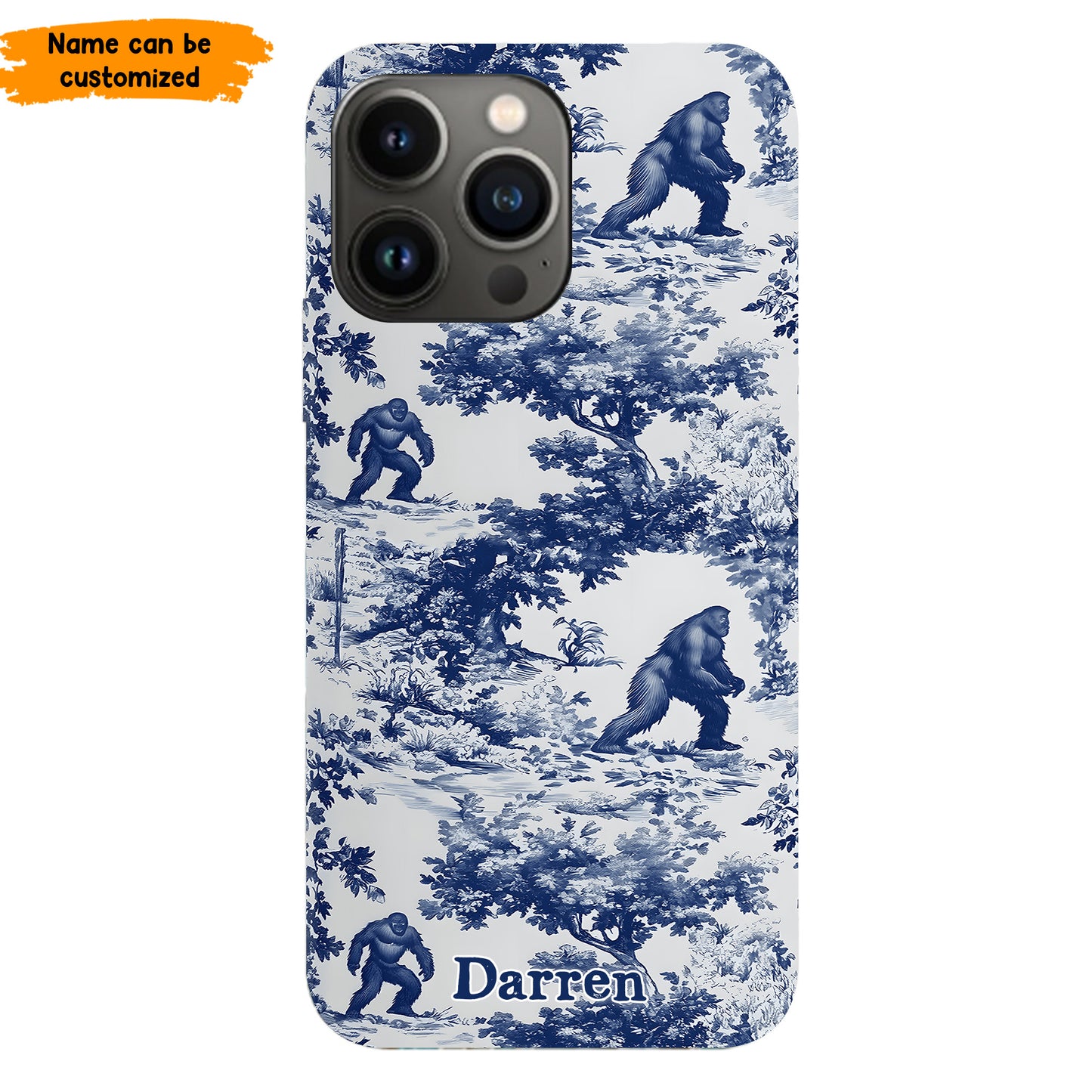 Toile Of The Wild - Personalized Bigfoot Phone Case
