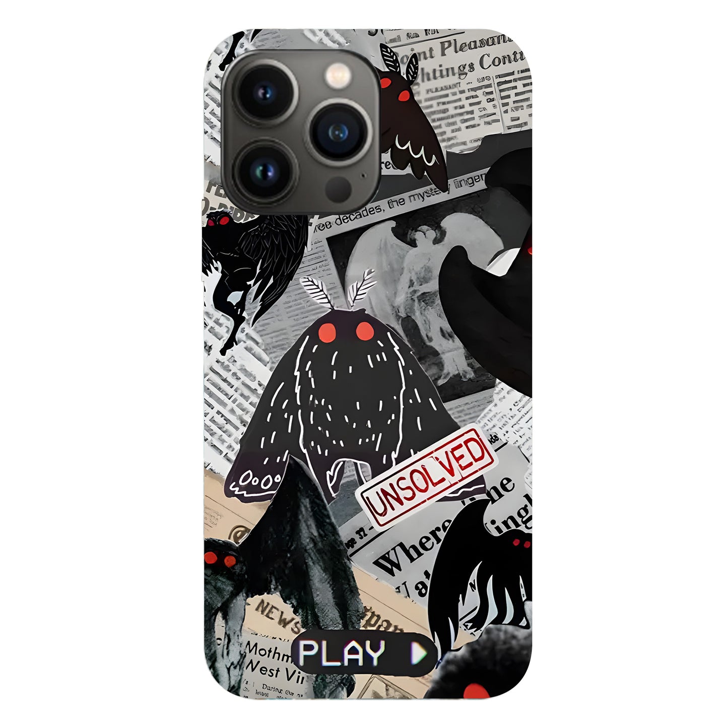 Mothman “Unsolved” Phone Case