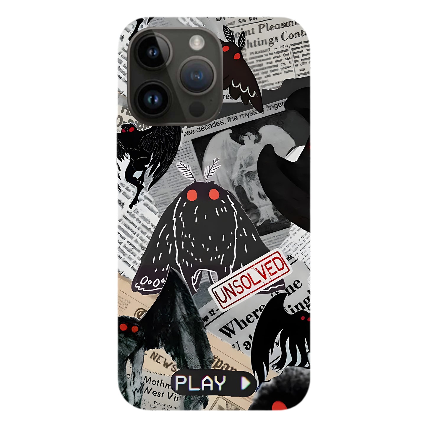 Mothman “Unsolved” Phone Case