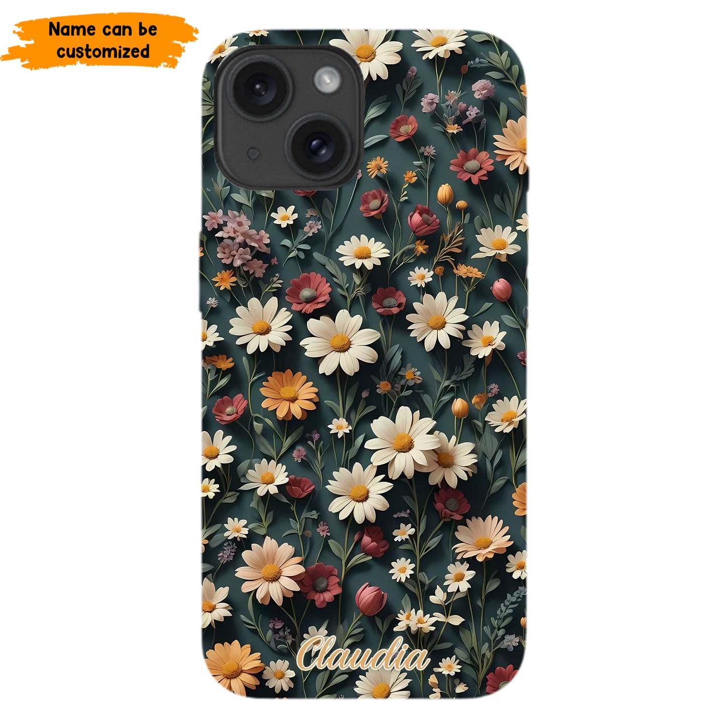 Beautiful Wildflower - Personalized Flower Phone Case