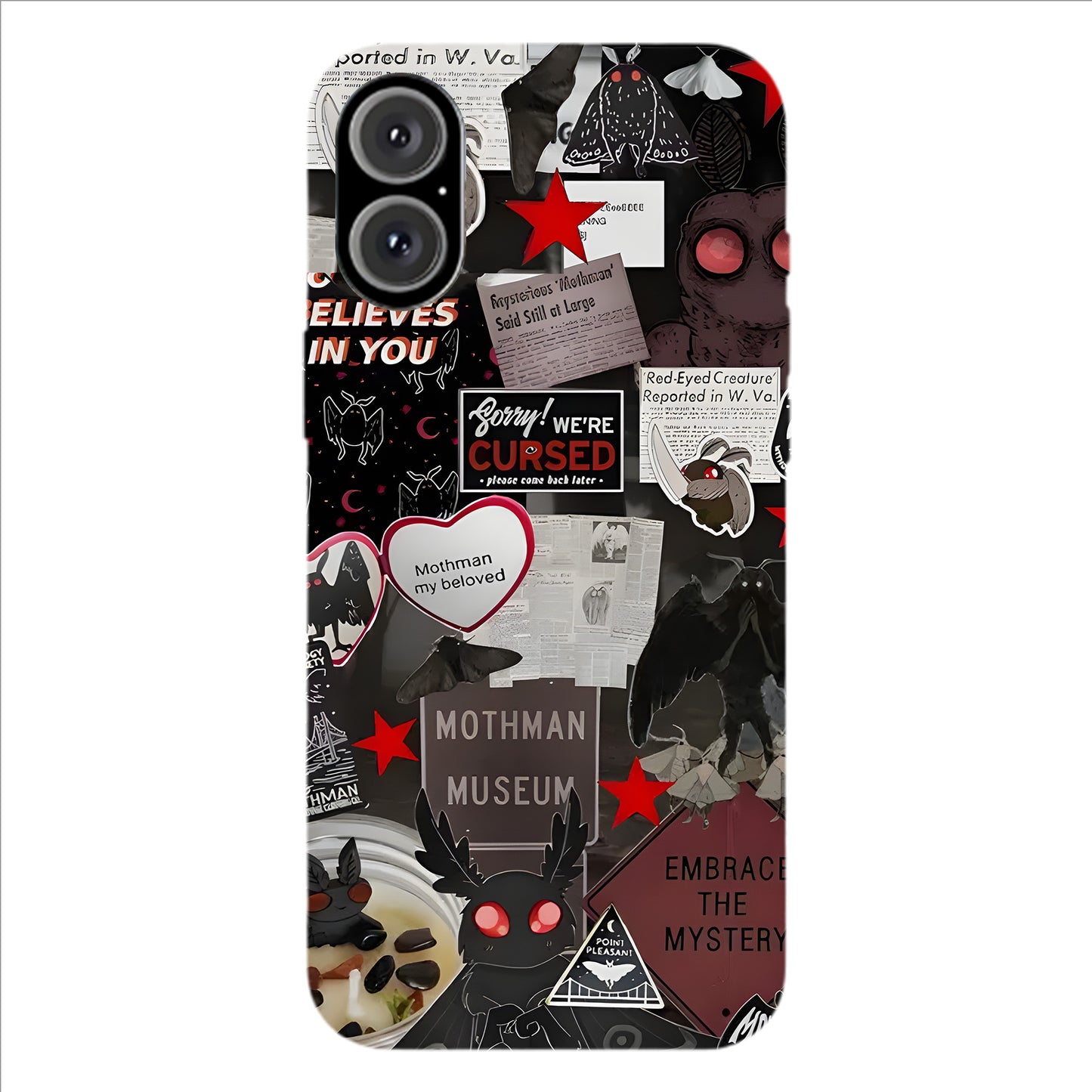 Mothman Museum Collage Phone Case