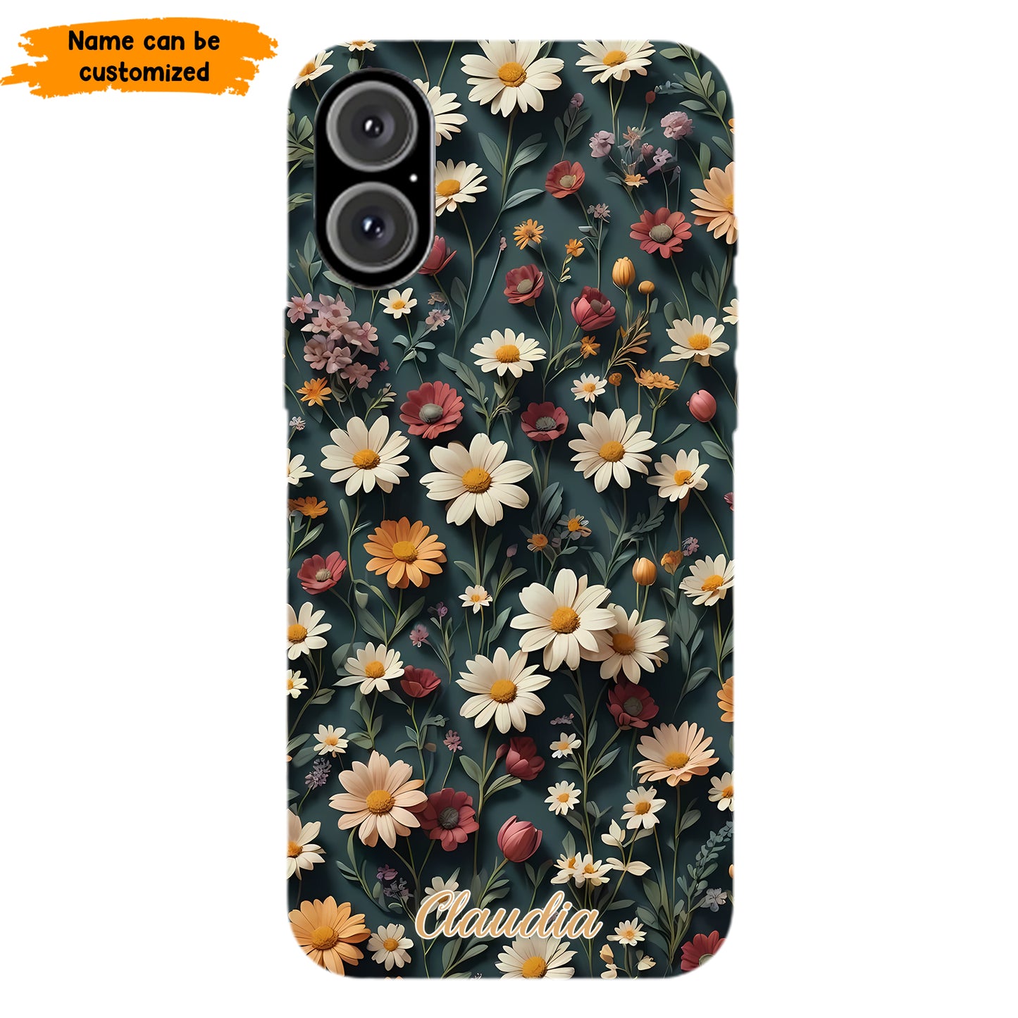 Beautiful Wildflower - Personalized Flower Phone Case