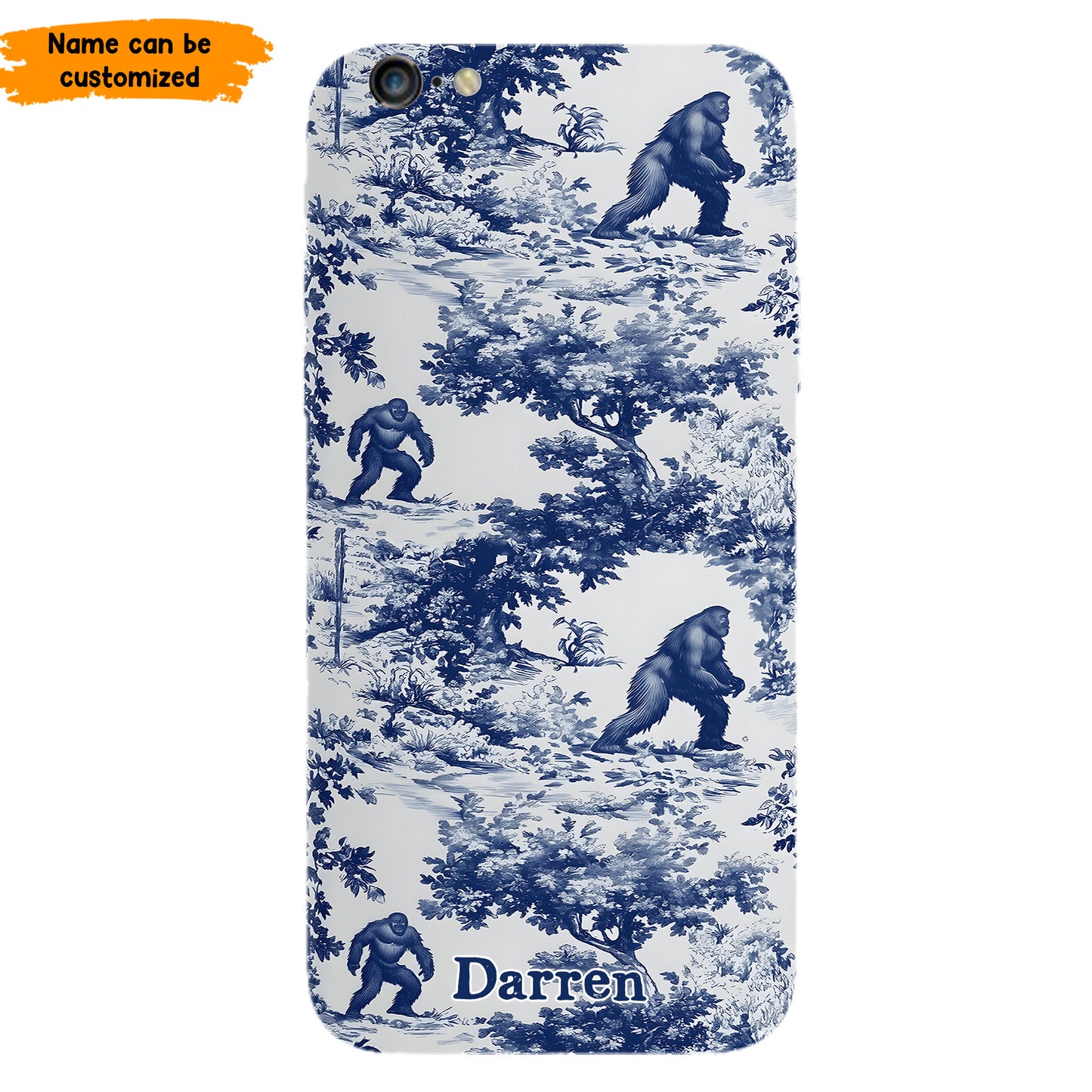 Toile Of The Wild - Personalized Bigfoot Phone Case