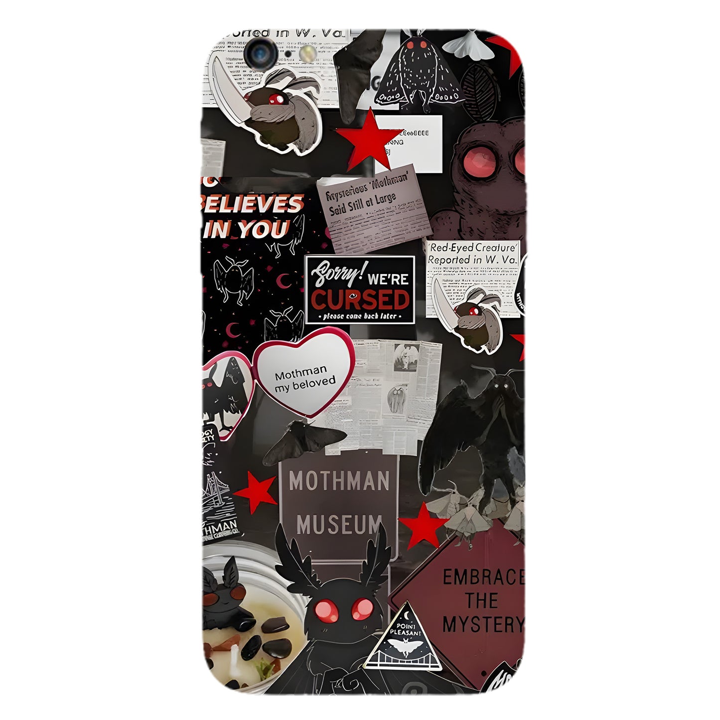 Mothman Museum Collage Phone Case