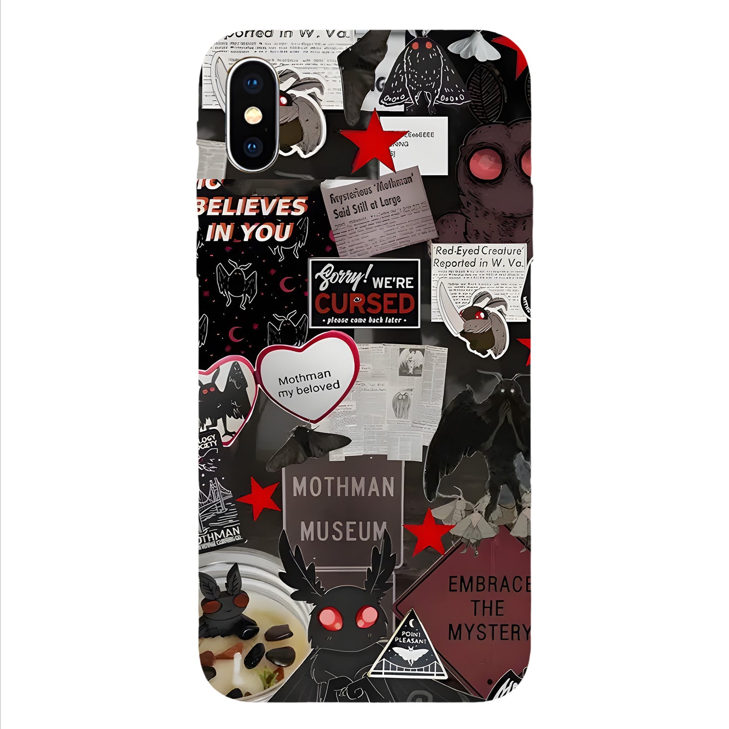 Mothman Museum Collage Phone Case