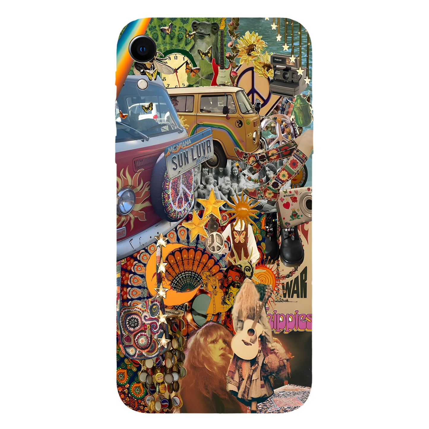 Psychedelic Hippie Collage Phone Case