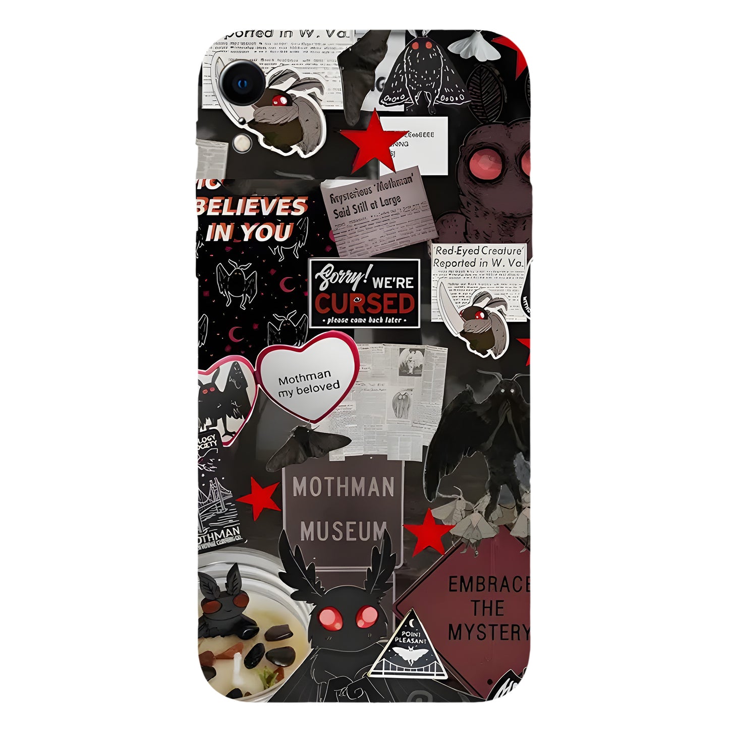 Mothman Museum Collage Phone Case
