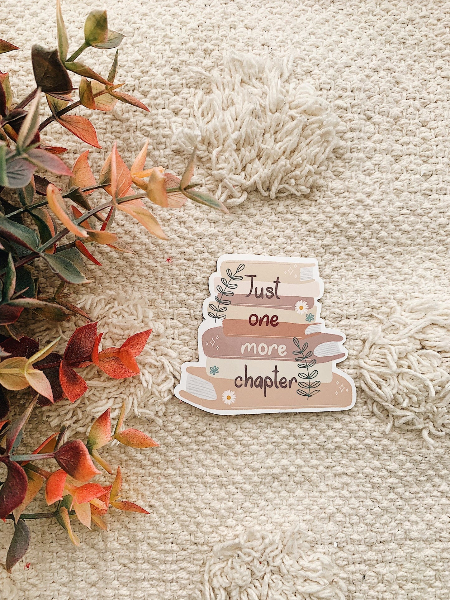 Just One More Chapter Sticker Decal