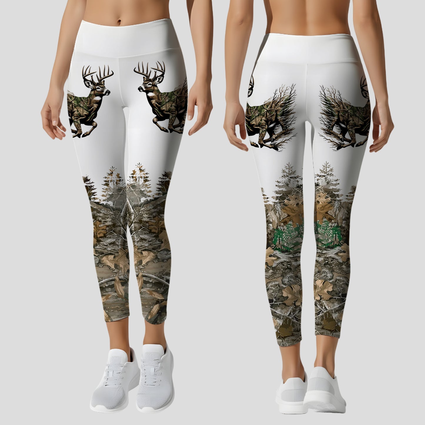 Personalized Deer Hunting Forest Hoodie and Leggings