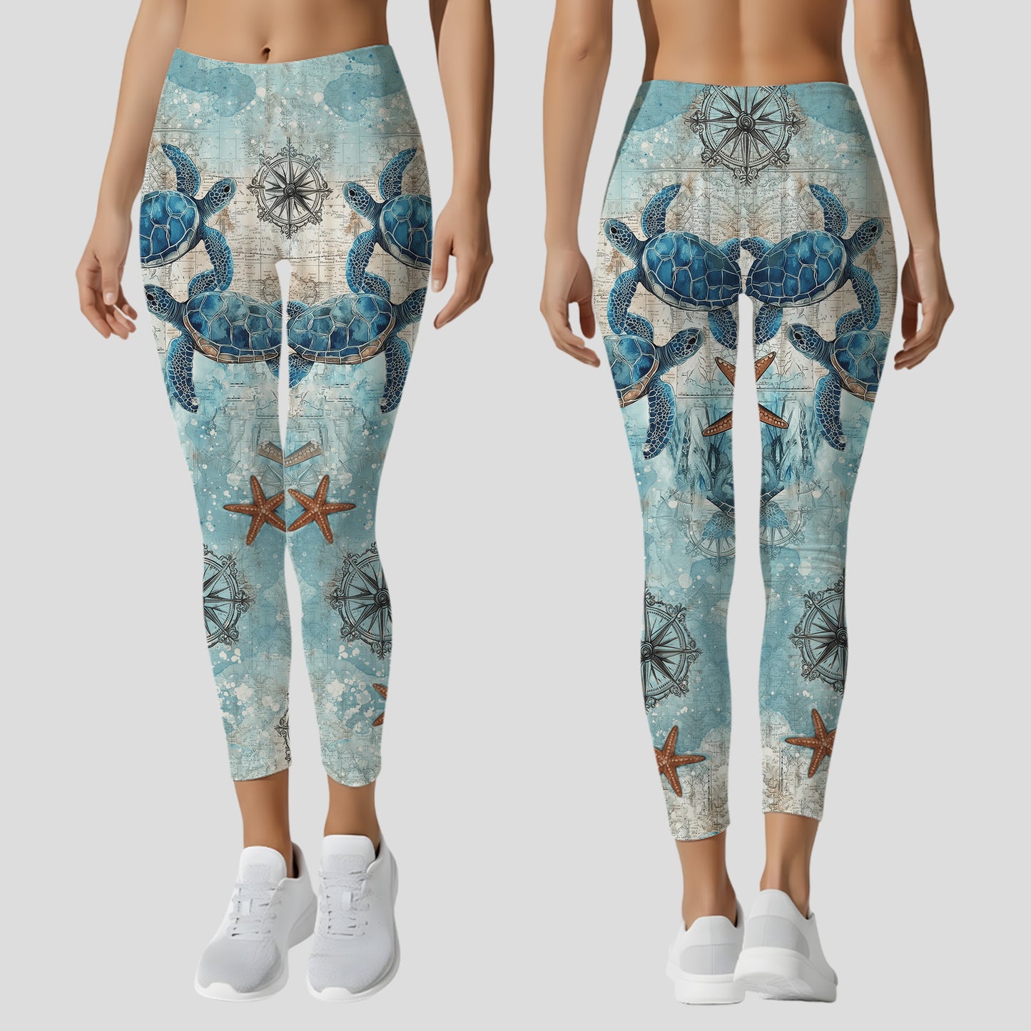 Personalized Sea Turtles Hoodie and Leggings