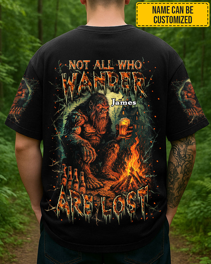 Personalized Wanderer's Fire Bigfoot All Over Print
