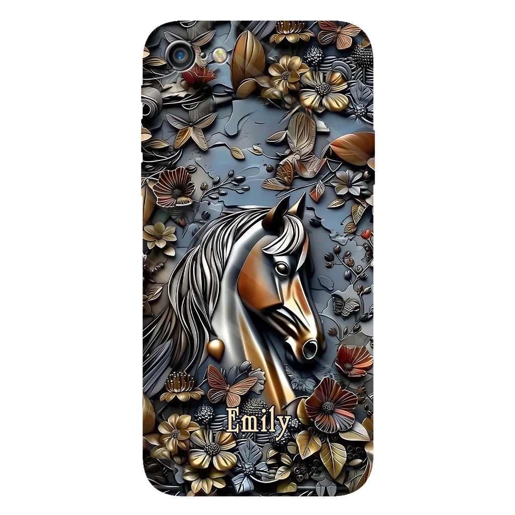 Personalized Stunning Horse Full Print Phone Case