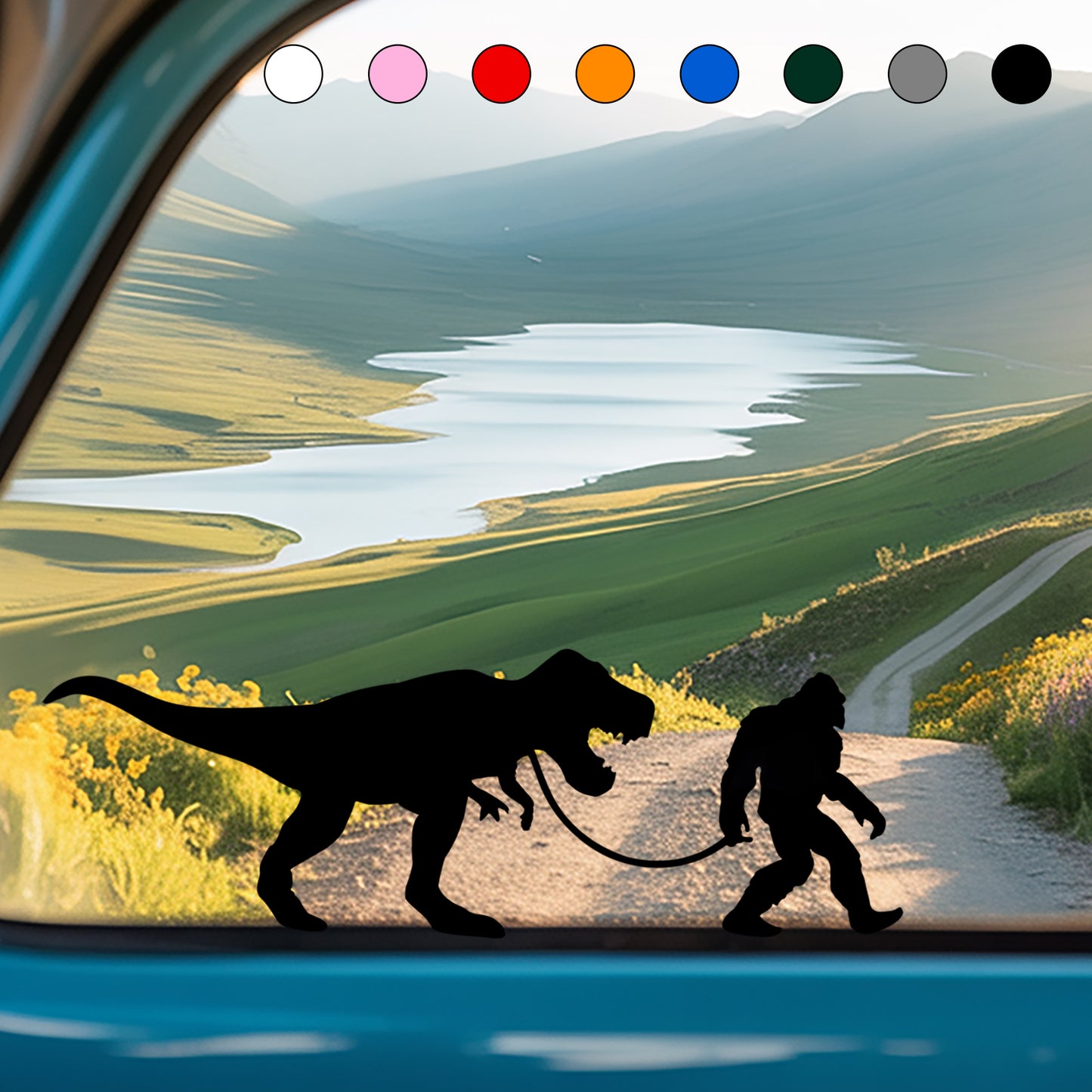 Bigfoot's Pet T-Rex Vinyl Sticker