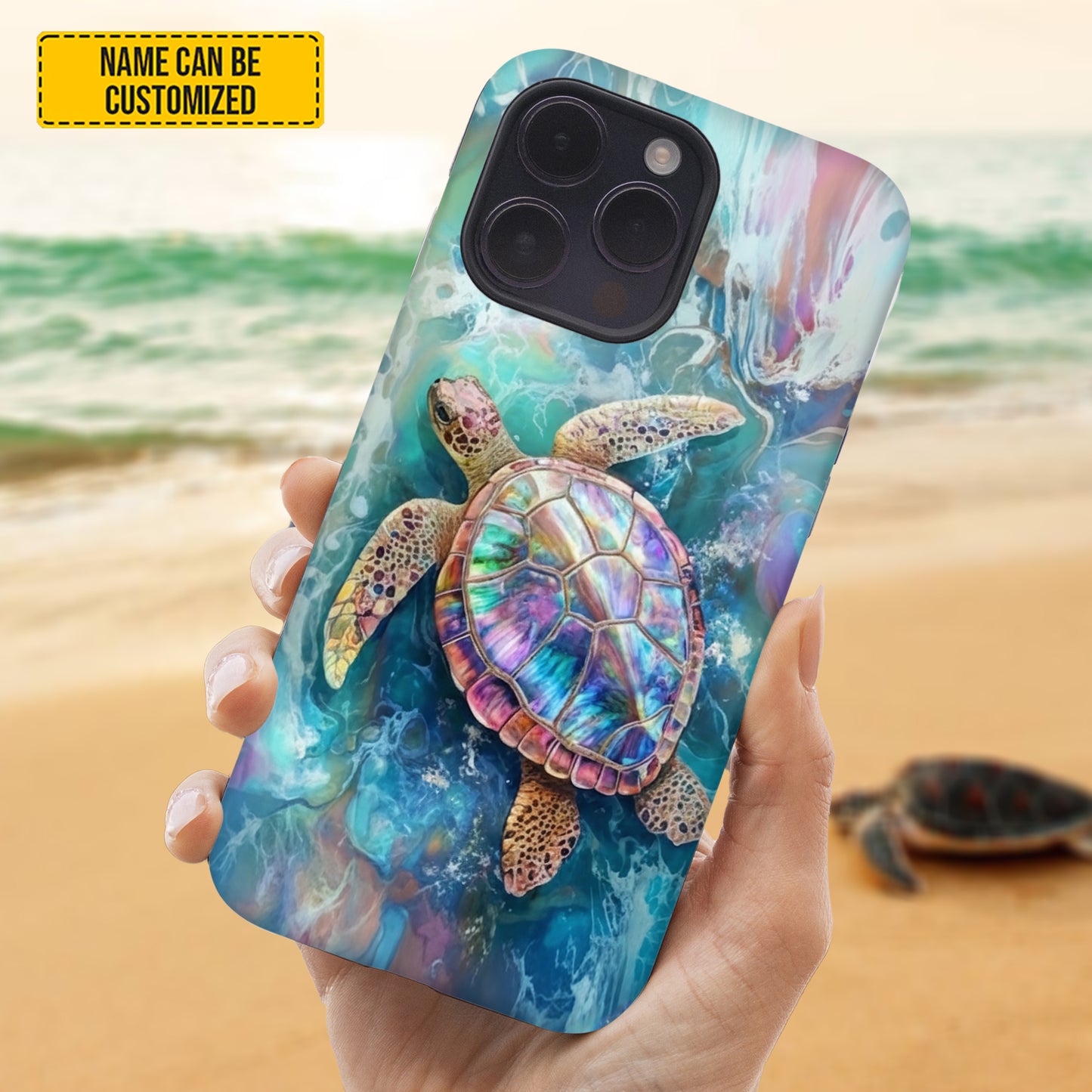 Personalized Sea Turtle Ocean Phone Case