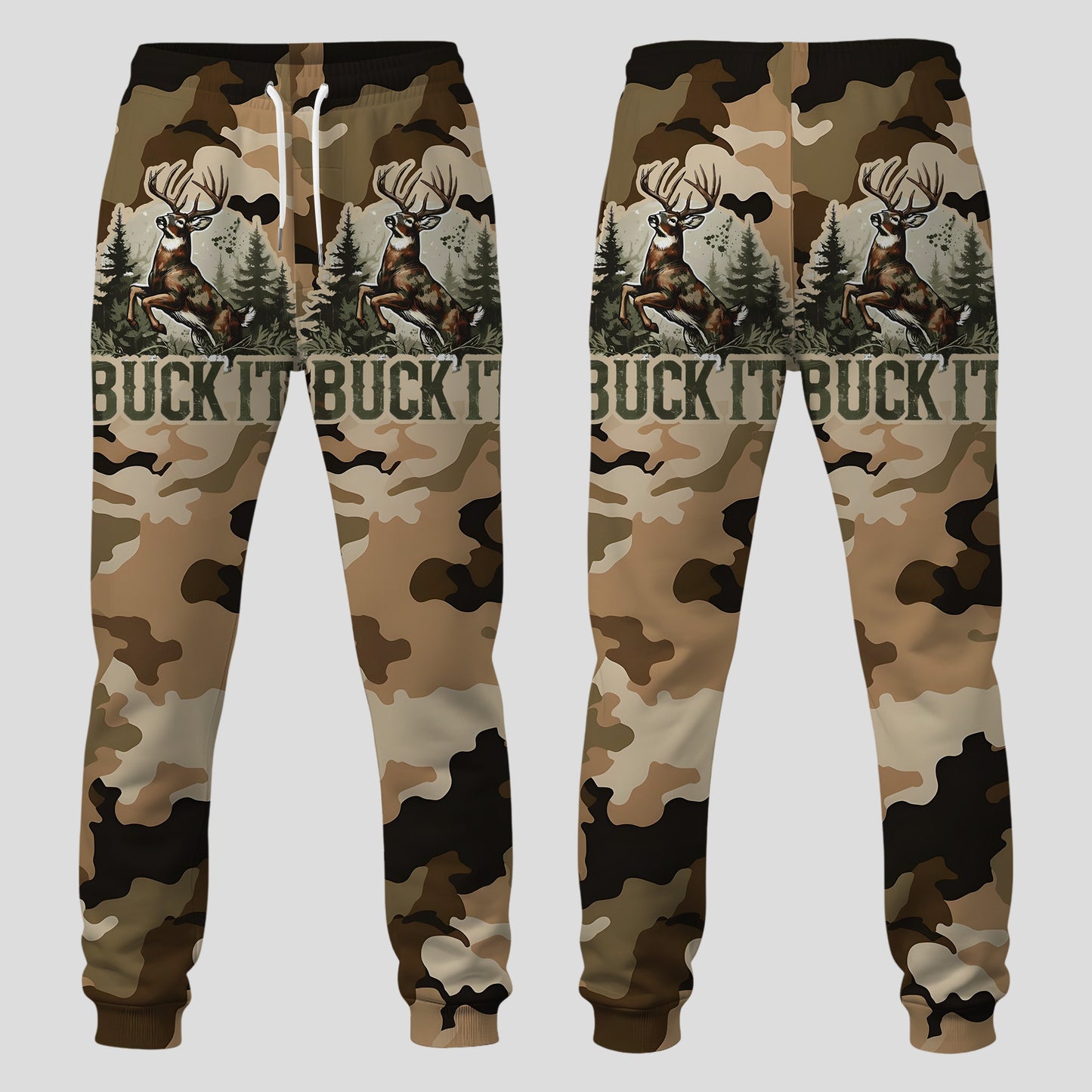 Buckle It – Personalized Hunting Hoodie and Sweatpants