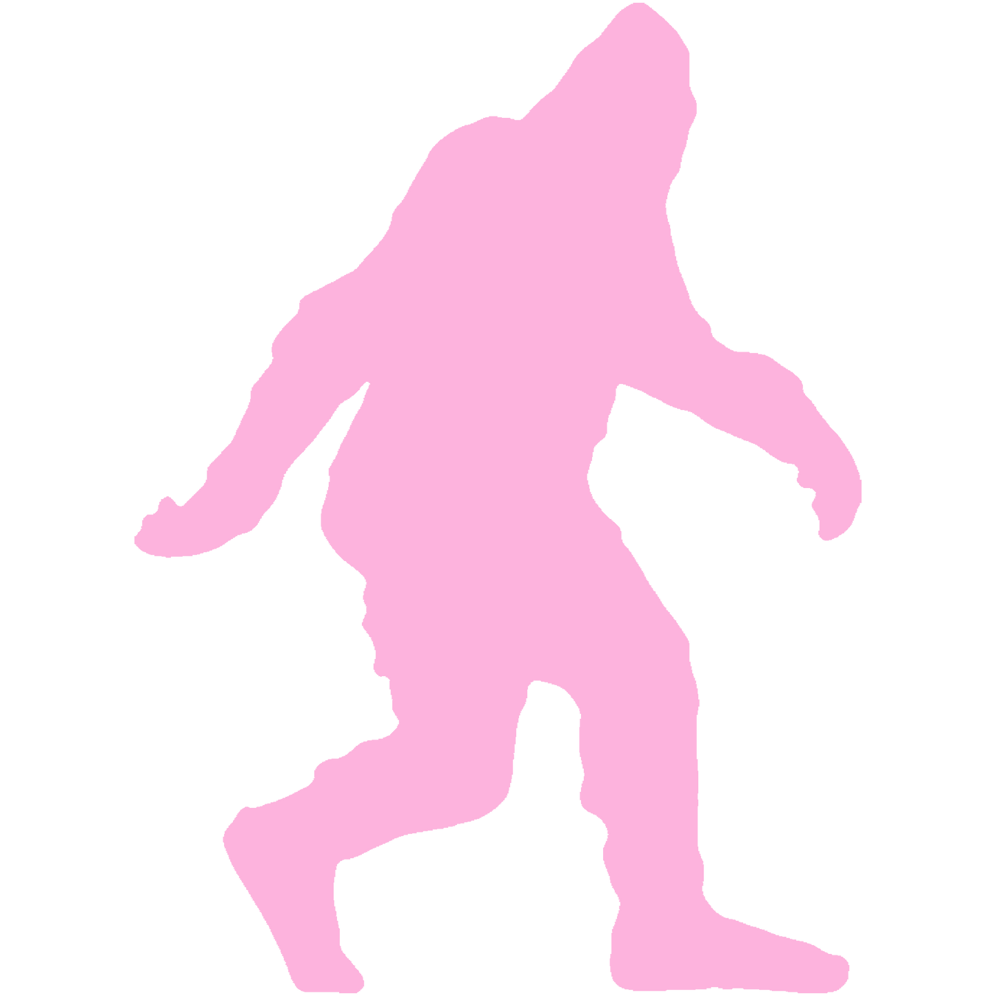 Bigfoot stroller, Sasquatch, Yeti, Walking Stickers