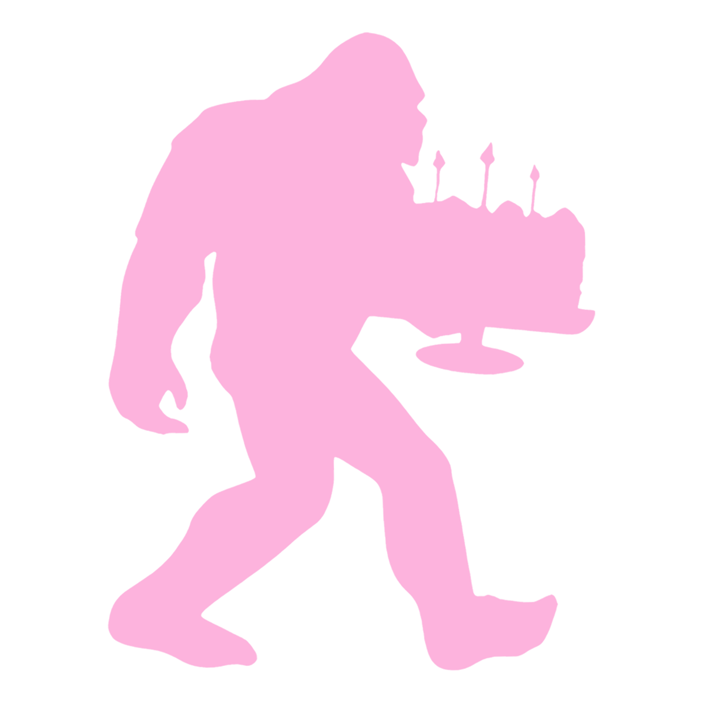 Bigfoot Birthday Stickers