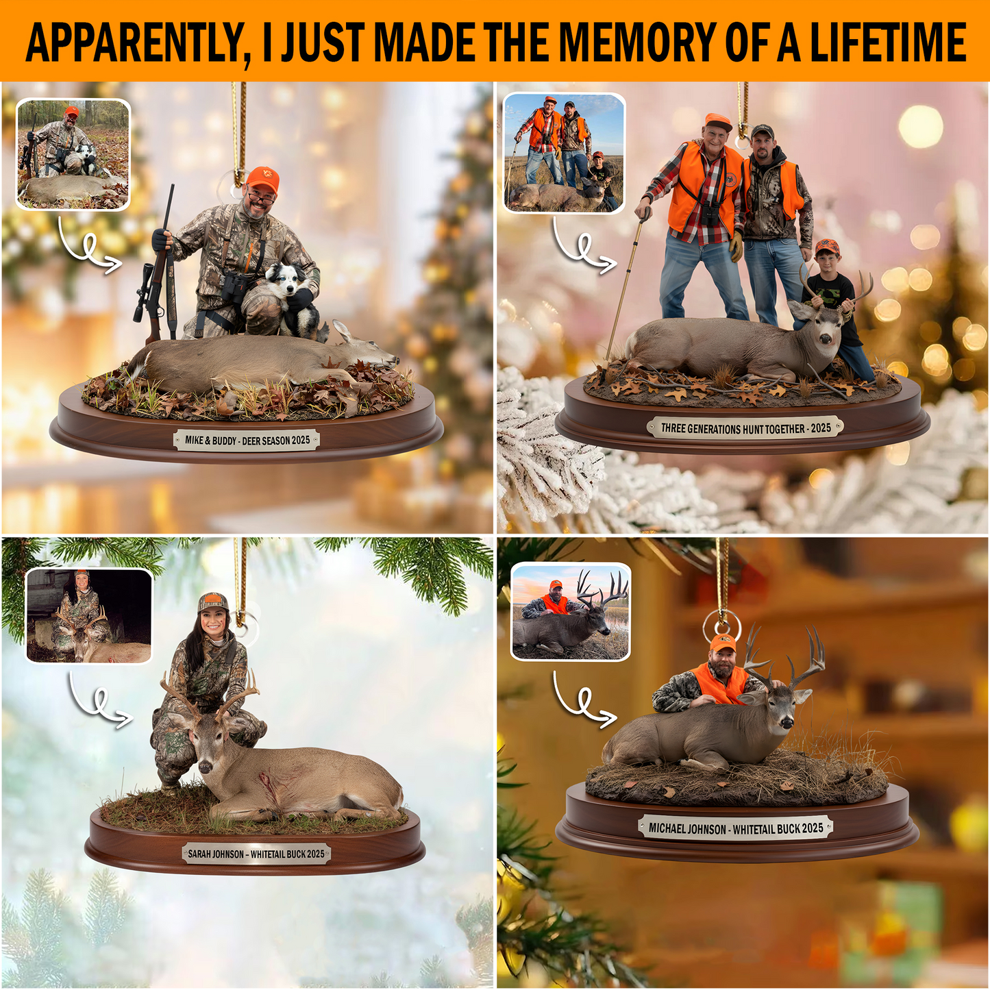 Trophy Moments – Personalized Photo Ornament