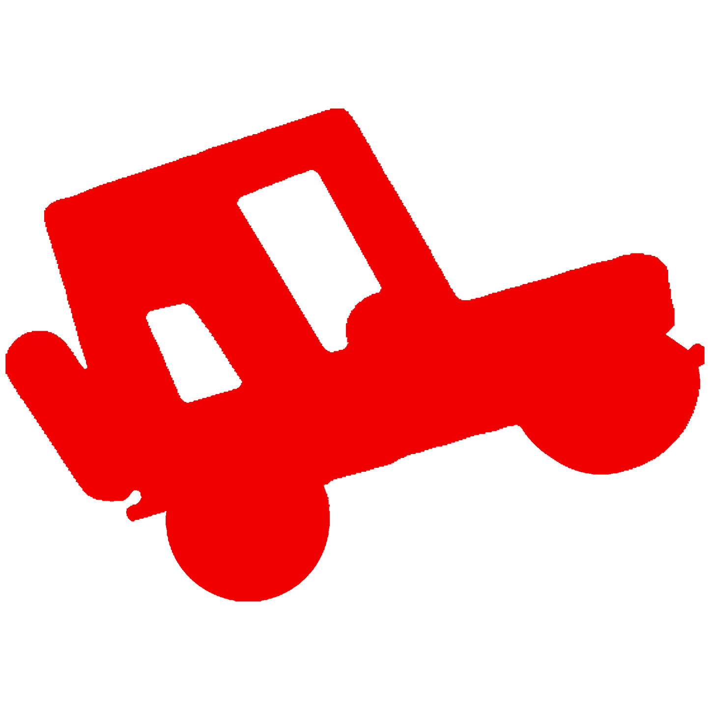 Offroad Car Climb Sticker