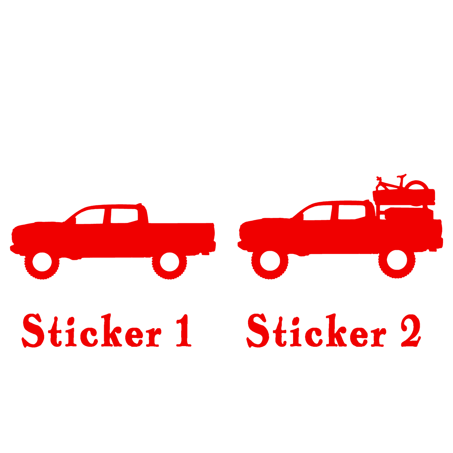 Set of 2 – Trail Buddies Car Stickers